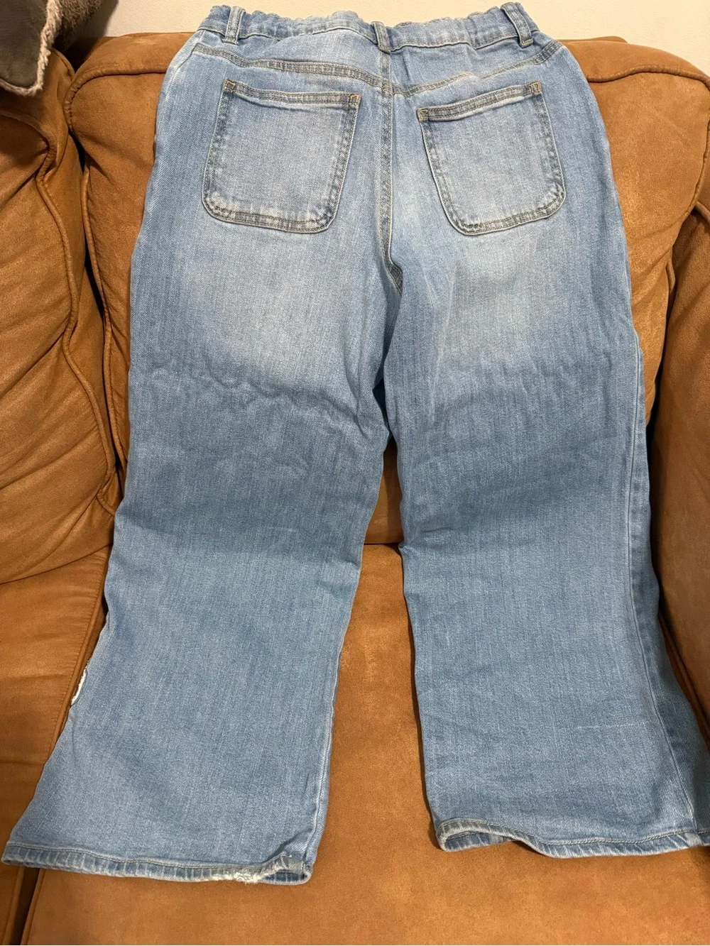 Girl’s OshKosh B'gosh Light Blue Kids Jeans with Butterfly Patches